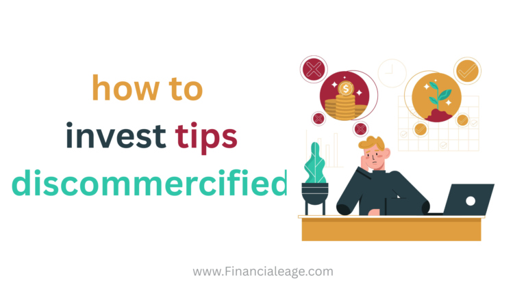 how to invest tips discommercified